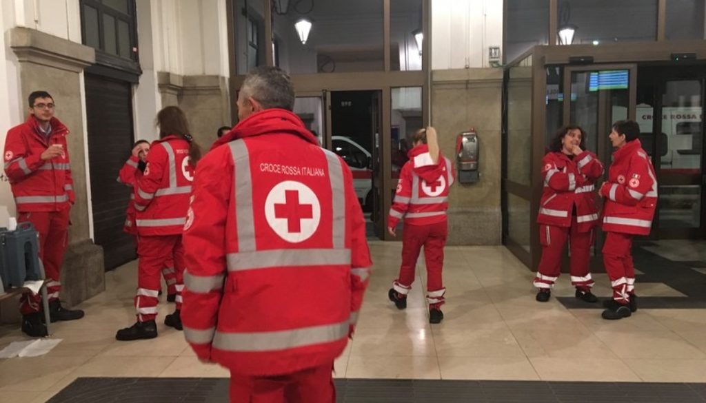 La Croce Rossa in stazione